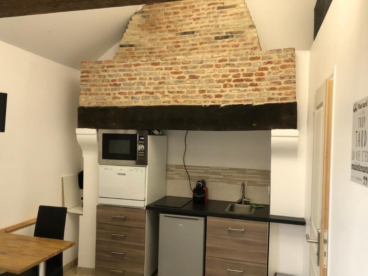 La Bouillerie Du Manoir Des Breholles Otel Goustranville Dış mekan fotoğraf