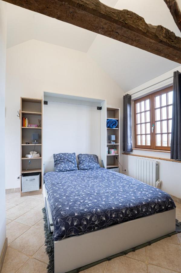 La Bouillerie Du Manoir Des Breholles Otel Goustranville Dış mekan fotoğraf